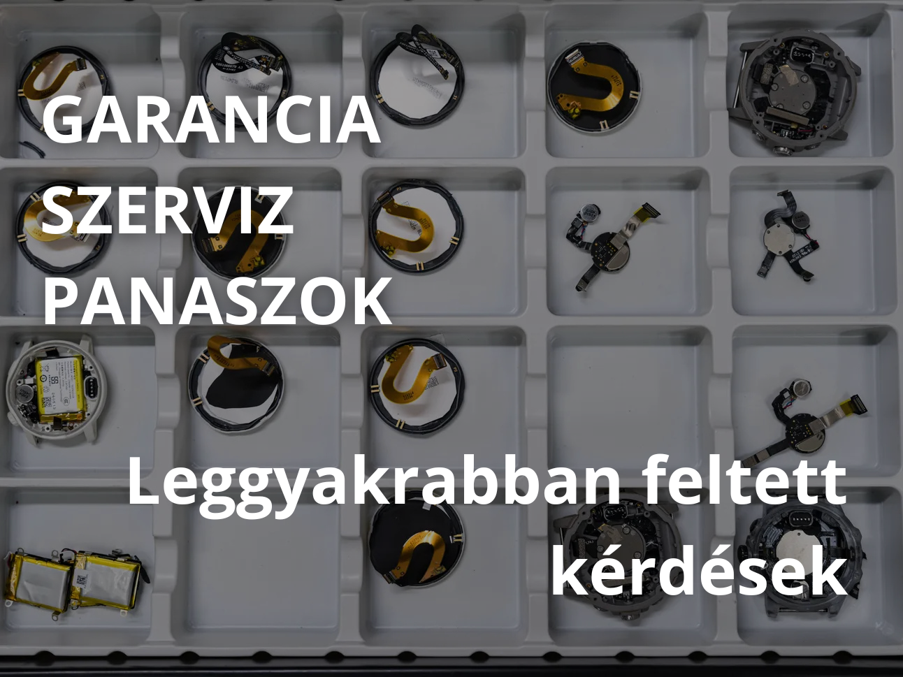 Elromlott az órája? Ellenőrizze a lehetőségeket.